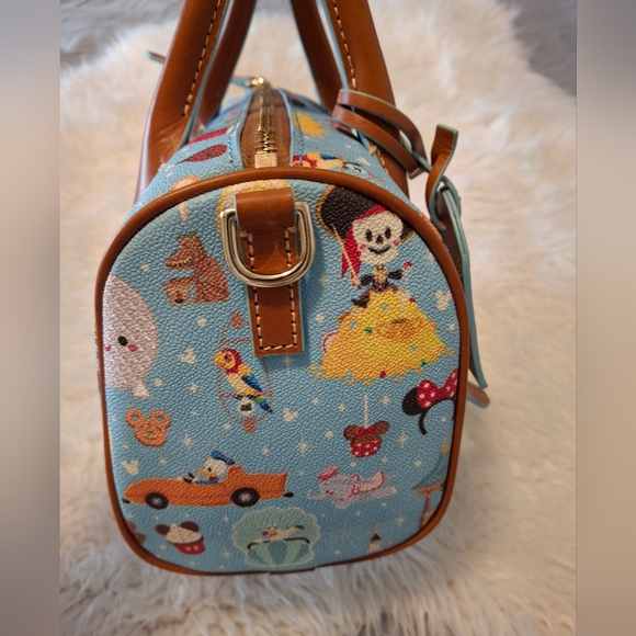 Dooney & Bourke Blue and Brown Women's Bag - Picture 8 of 10